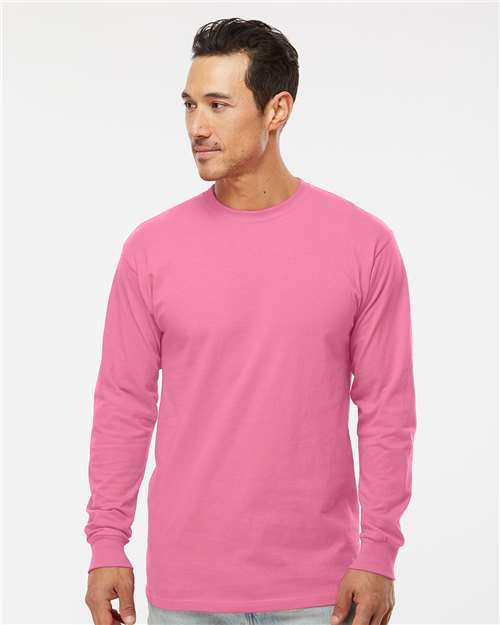 M&O - Camiseta unisex de manga larga dorada suave al tacto - 4820
