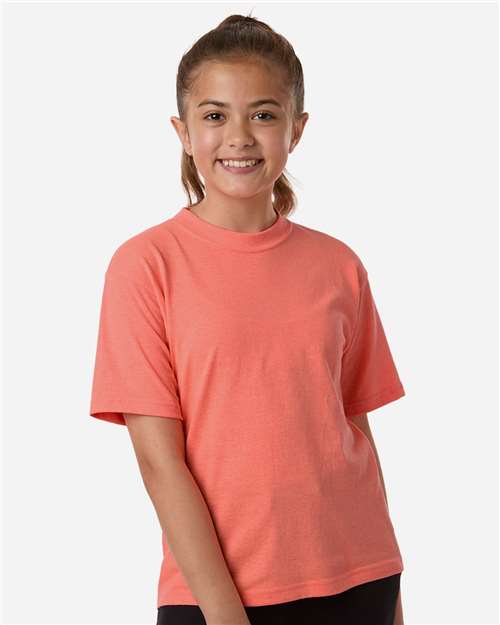 M&O - Camiseta juvenil dorada suave al tacto - 4850
