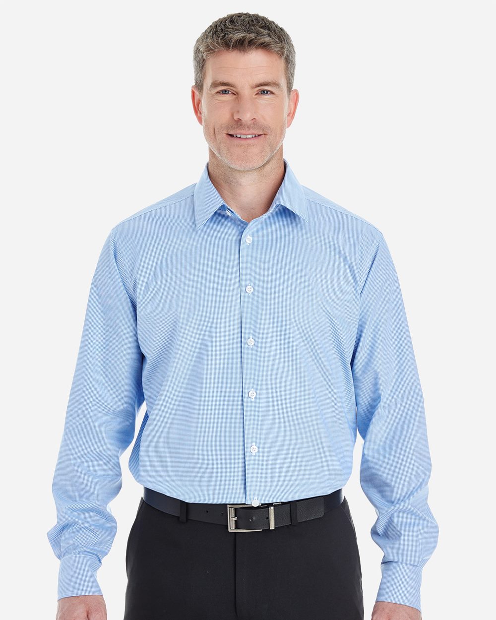 Devon & Jones - Camisa de vestir Royal Dobby de la colección Crown® para hombre - DG532