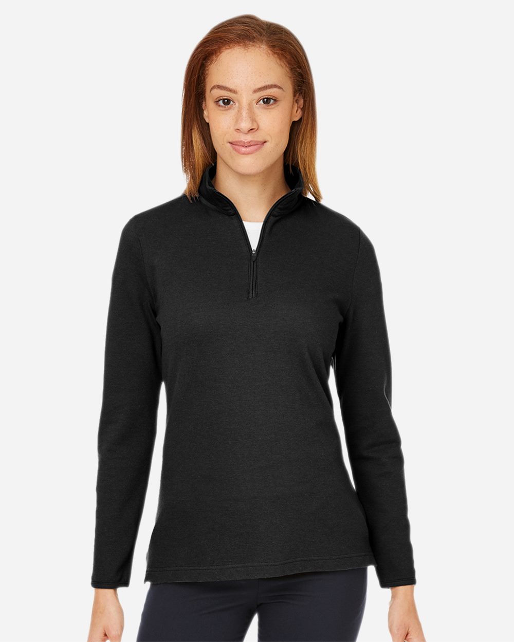 Devon & Jones - Jersey de alto rendimiento New Classics® con cremallera de un cuarto para mujer - DG400W