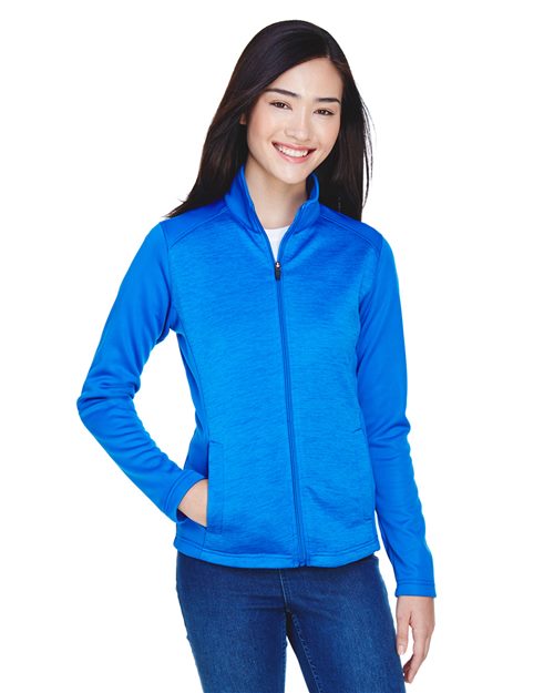 Devon & Jones - Chaqueta de forro polar Newbury con cremallera completa y diseño jaspeado para mujer - DG796W