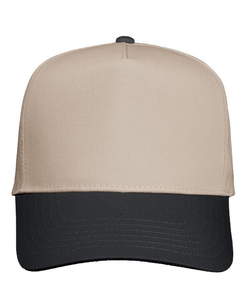 Valucap - Gorra de sarga de cinco paneles - 8869