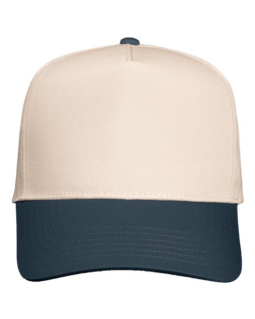 Valucap - Gorra de sarga de cinco paneles - 8869