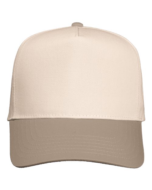 Valucap - Gorra de sarga de cinco paneles - 8869