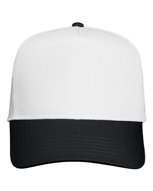 Valucap - Gorra de sarga de cinco paneles - 8869