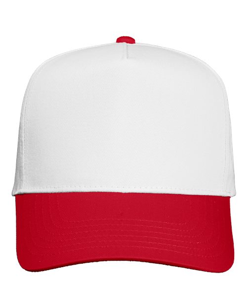 Valucap - Gorra de sarga de cinco paneles - 8869