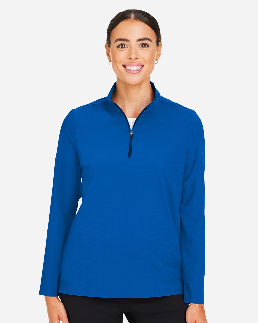 Devon & Jones - Jersey con cremallera de un cuarto soldada CrownLux Performance® Windsor para mujer - DG410W