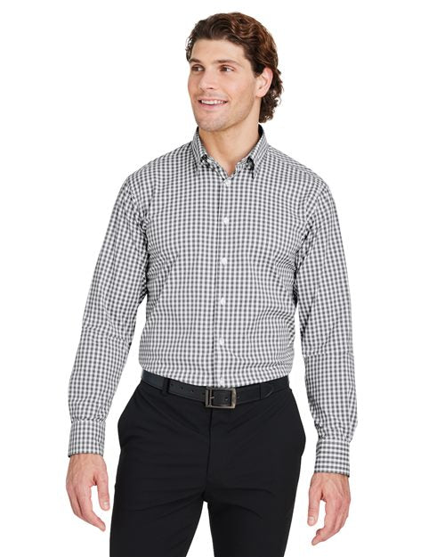 Devon & Jones - Men's CrownLux Performance® Gingham Dress Shirt - DG536