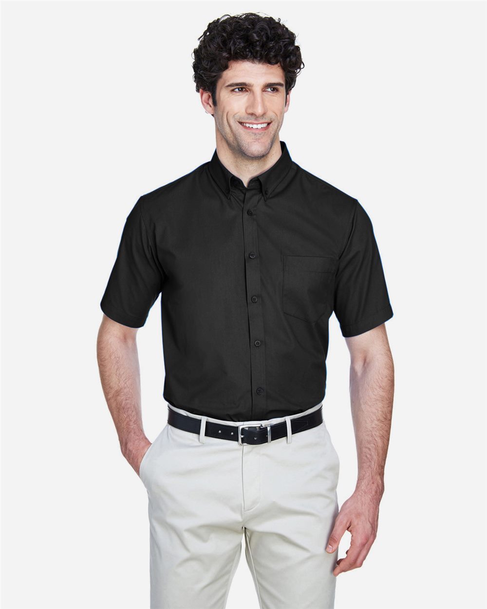 CORE365 - Men's Tall Optimum Short Sleeve Twill Dress Shirt - 88194T