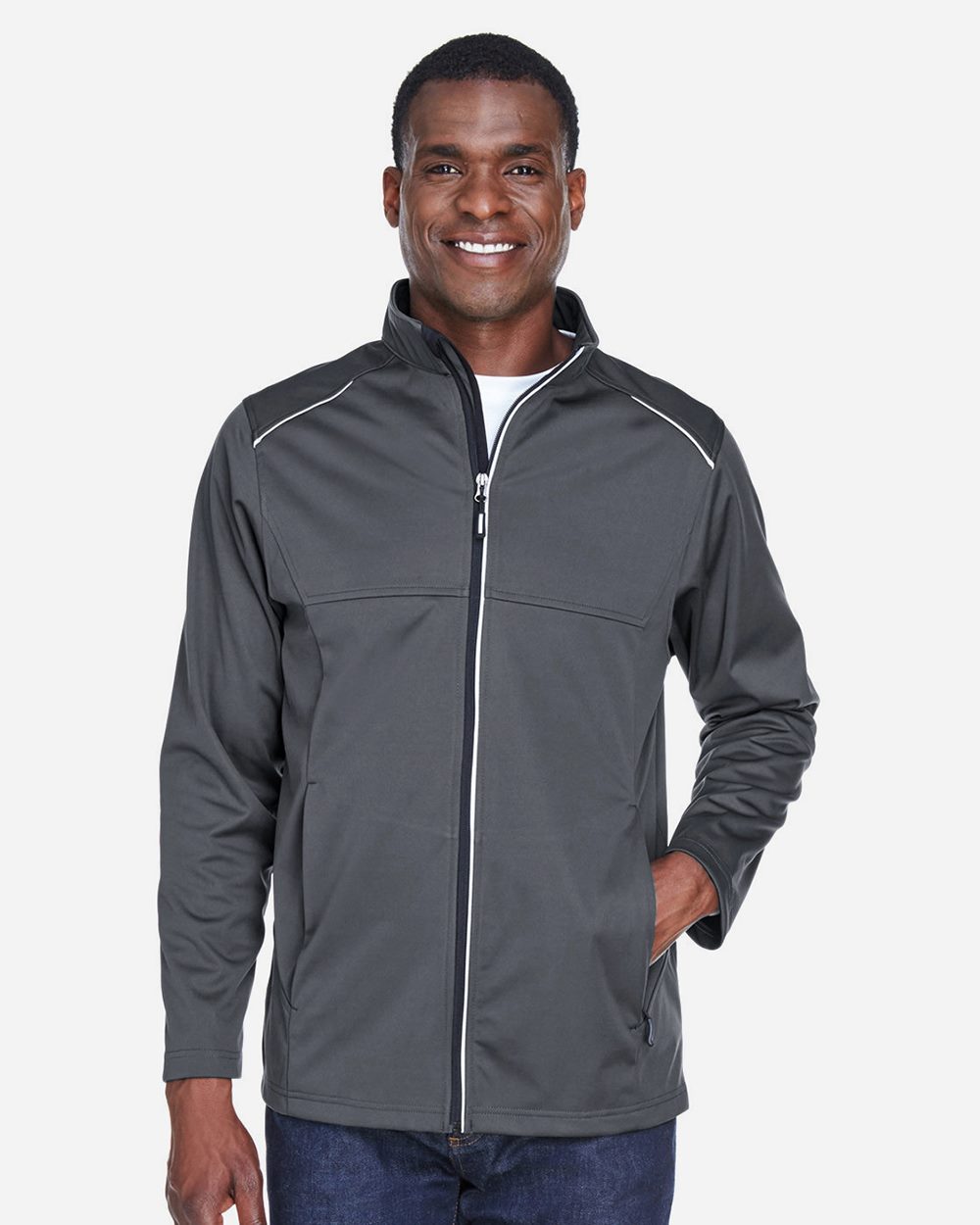 CORE365 - Men's Tall Techno Lite Three-Layer Knit Tech-Shell - CE708T
