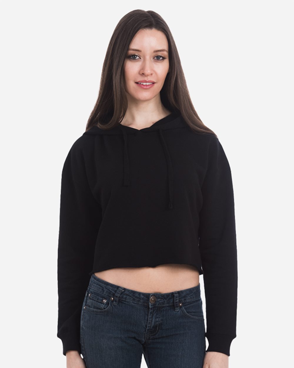 Lane Seven - Women's Cropped Hoodie Sweatshirt - LS12000