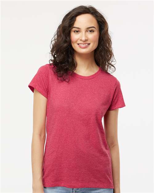 M&O - Camiseta dorada suave al tacto para mujer - 4810
