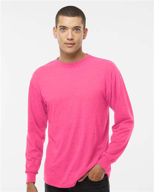 M&O - Camiseta unisex de manga larga dorada suave al tacto - 4820