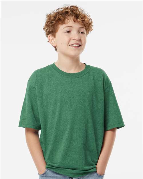 M&O - Camiseta juvenil dorada suave al tacto - 4850