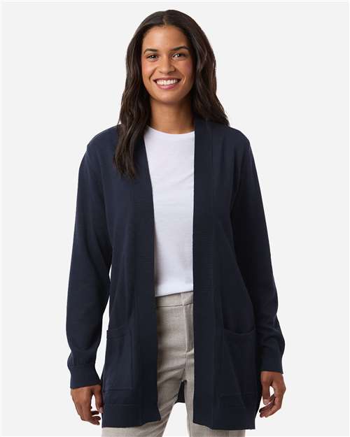 Devon & Jones - Suéter cárdigan abierto New Classics para mujer - DG447W