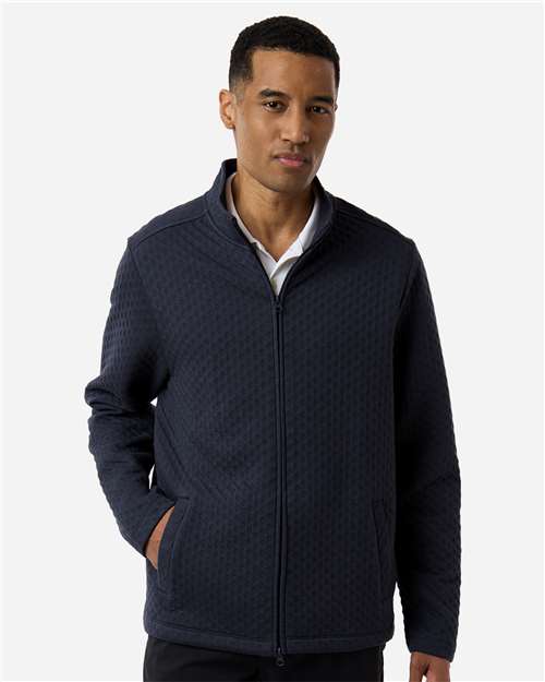 Devon & Jones - Chaqueta Berkley texturizada con cremallera completa para hombre - DG740