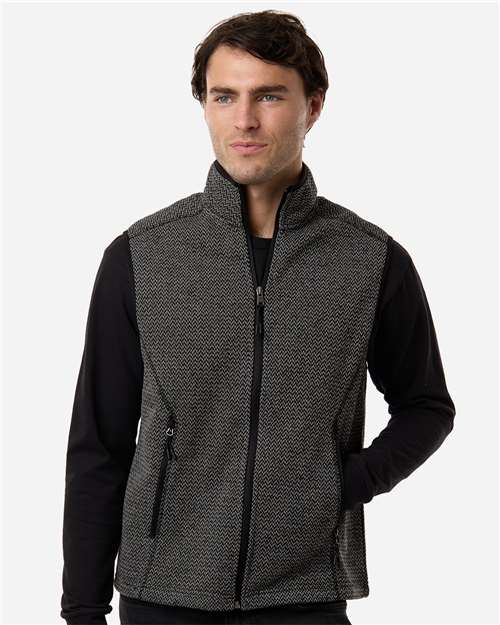 North End - Chaleco polar jacquard Jasper para hombre - NE731