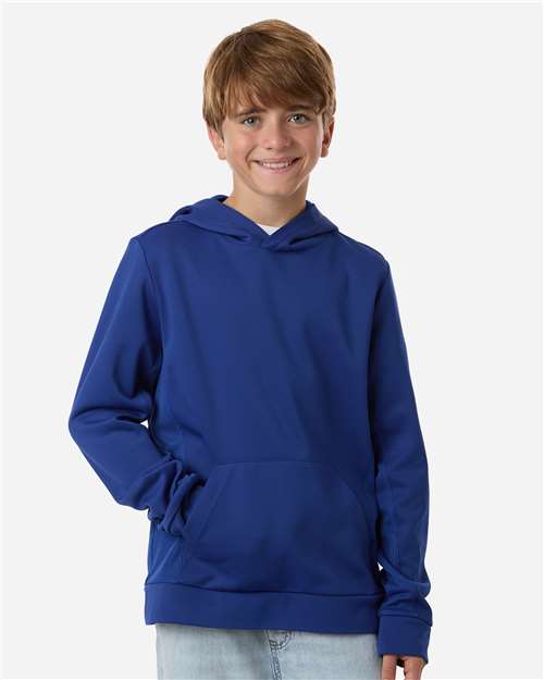 Team 365 - Youth Squad Hooded Tech Fleece Pullover - TT400Y