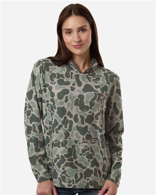 HUK - Women's Coldfront+ KC Print Hooded Sweatshirt - H6130037