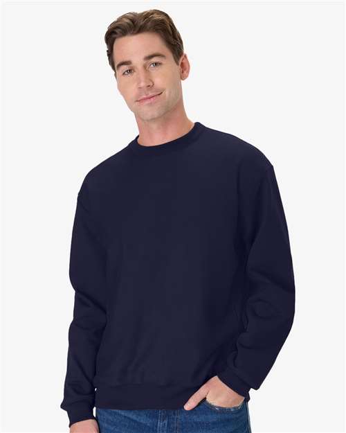 Hanes - Sudadera unisex Beefy® Sweats Premium de cuello redondo y peso pesado - OG600