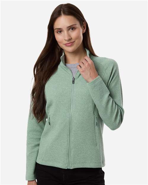 North End - Chaqueta texturizada Spirit con cremallera completa para mujer - NE727W