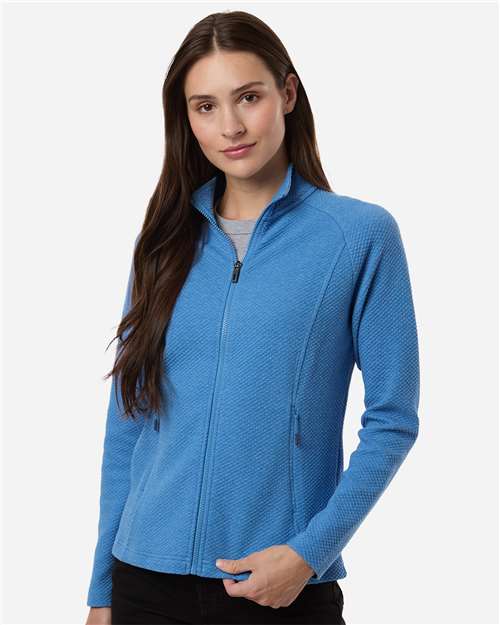 North End - Chaqueta texturizada Spirit con cremallera completa para mujer - NE727W