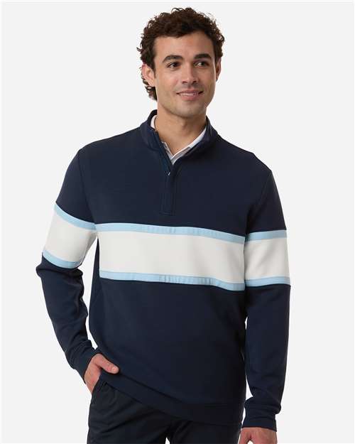 Swannies - Men's Owen Quarter-Zip Colorblock Pullover - SWOQ500