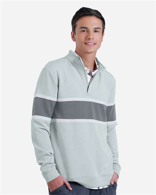 Swannies - Men's Owen Quarter-Zip Colorblock Pullover - SWOQ500