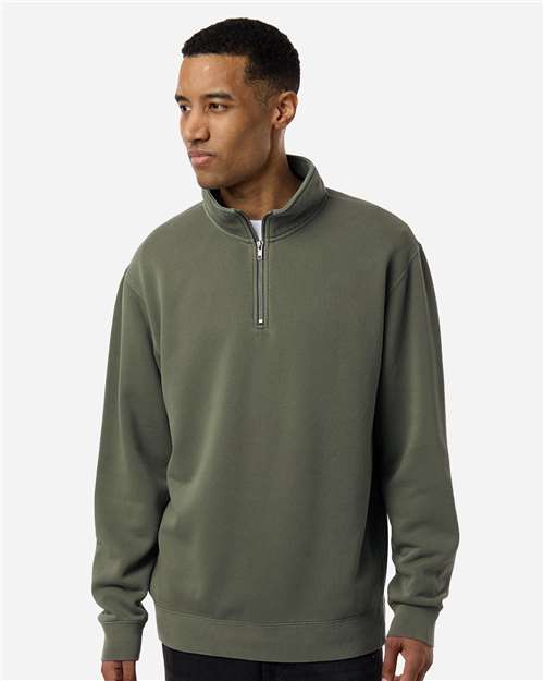 Independent Trading Co. - Unisex Pigment-Dyed Quarter-Zip Pullover - PRM4600QZ