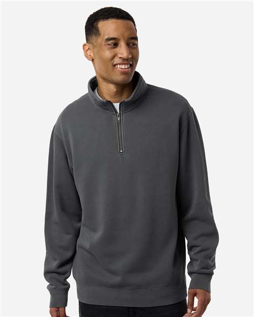 Independent Trading Co. - Unisex Pigment-Dyed Quarter-Zip Pullover - PRM4600QZ