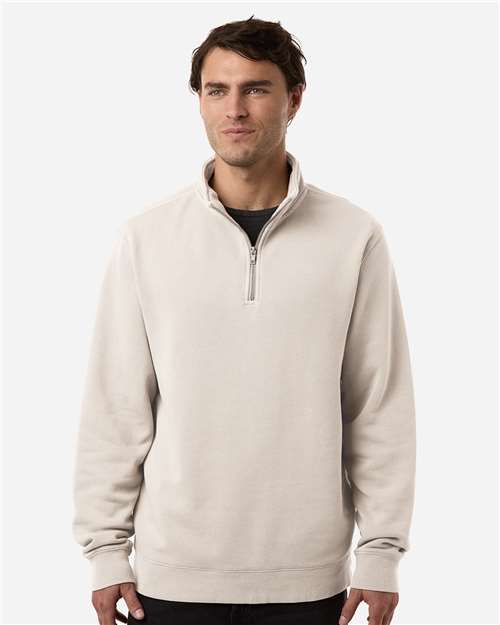 Independent Trading Co. - Unisex Pigment-Dyed Quarter-Zip Pullover - PRM4600QZ