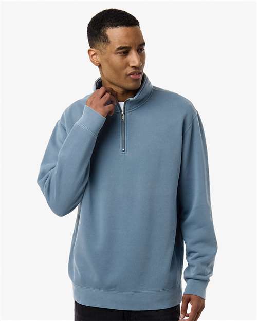 Independent Trading Co. - Unisex Pigment-Dyed Quarter-Zip Pullover - PRM4600QZ