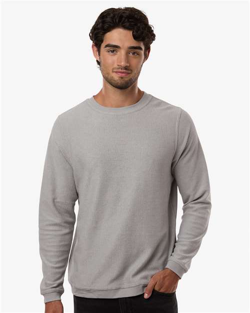 Boxercraft - Unisex Corded Crewneck Sweatshirt - D02
