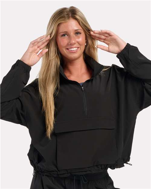 Boxercraft - Women's Stretch Woven Quarter-Zip Pullover - BW5204