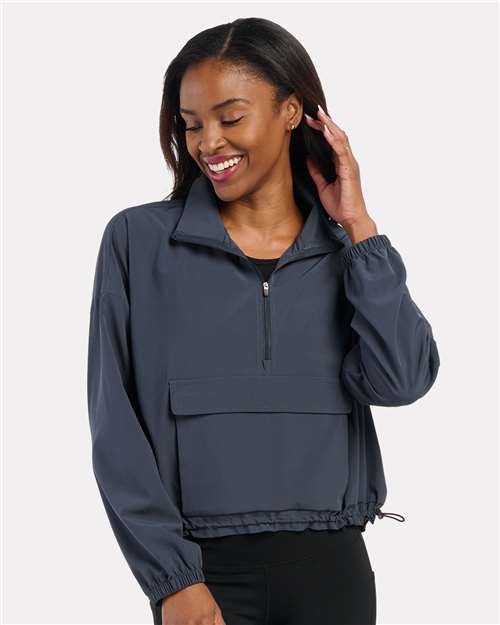 Boxercraft - Women's Stretch Woven Quarter-Zip Pullover - BW5204