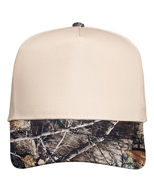 Valucap - Gorra de sarga de cinco paneles - 8869