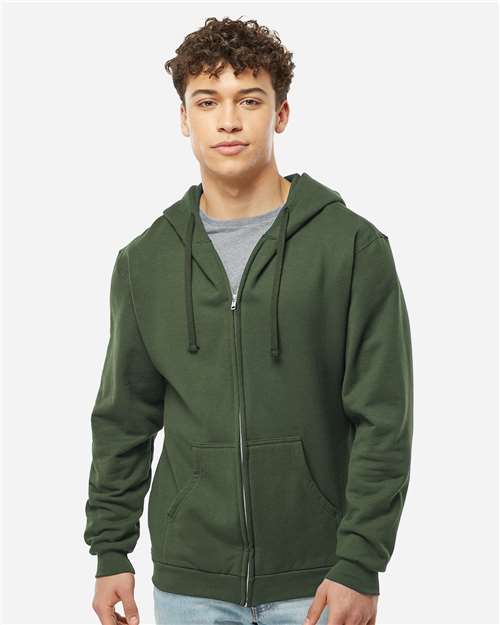 Tultex - Sudadera unisex con capucha y cremallera completa - 331