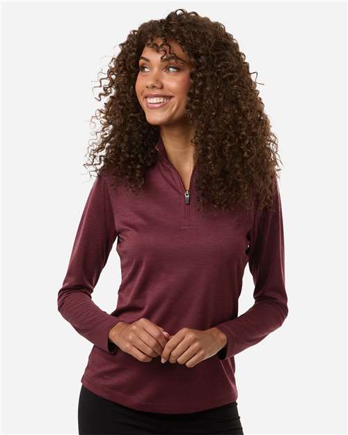 AllPro - Women's Pro-Lock Performance Mélange Quarter-Zip Pullover - 4HM70L