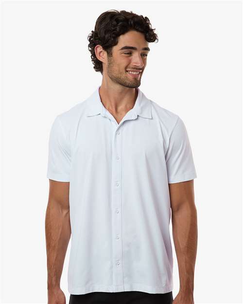 AllPro - Men's Pro-Flex Sorona® Button Down Short Sleeve Shirt - 41SPSS