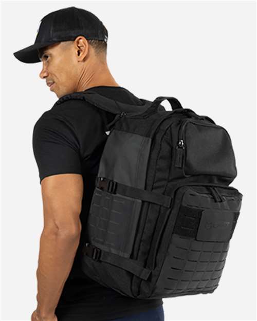MERET - Delta 37L Black Tactical Backpack - DL37