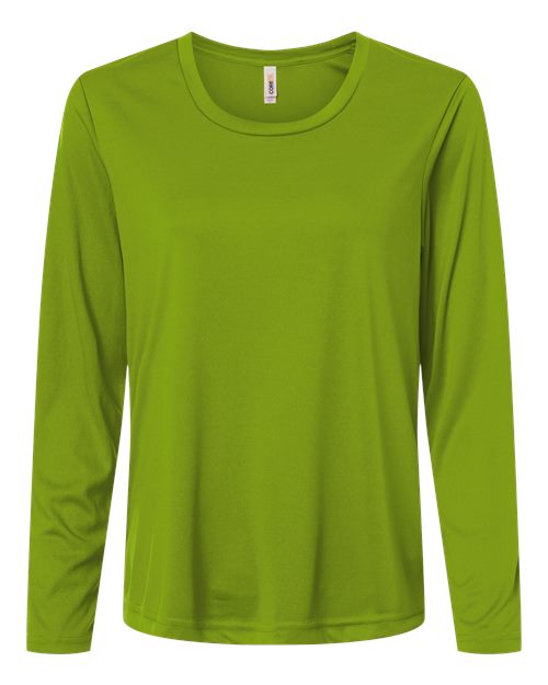 CORE365 - Camiseta de manga larga de alto rendimiento Capital para mujer - CE10LW