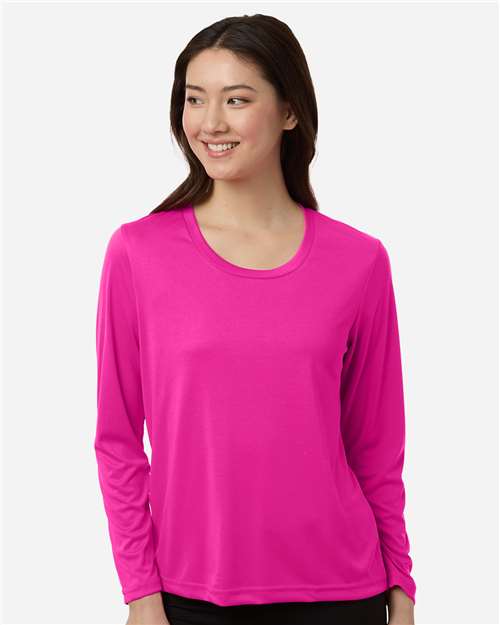 CORE365 - Camiseta de manga larga de alto rendimiento Capital para mujer - CE10LW