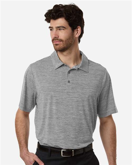 Team 365 - Polo de rayas jaspeadas para hombre - TT125