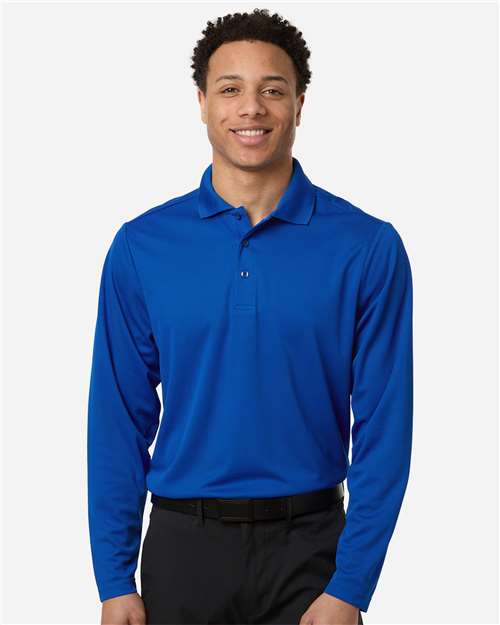CORE365 - Polo piqué de manga larga Nova Performance para hombre - CE108L