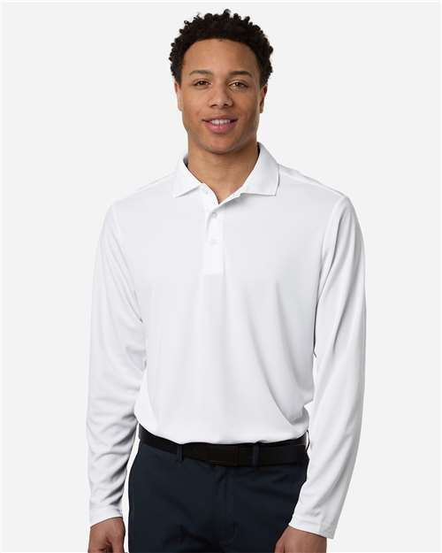 CORE365 - Polo piqué de manga larga Nova Performance para hombre - CE108L