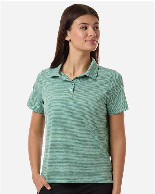 Team 365 - Women's Relay Heathered Stripe Polo - TT125W