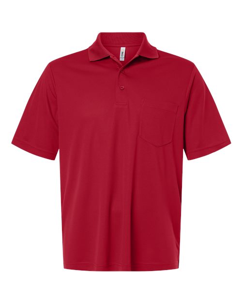 CORE365 - Polo de piqué con bolsillo Nova Performance para hombre - CE108P