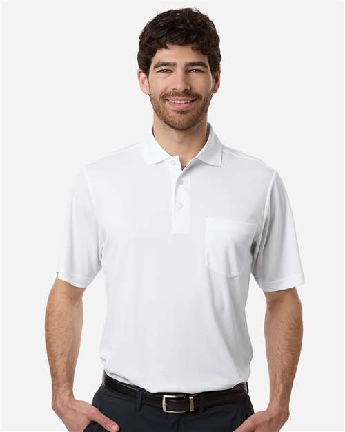 CORE365 - Polo de piqué con bolsillo Nova Performance para hombre - CE108P