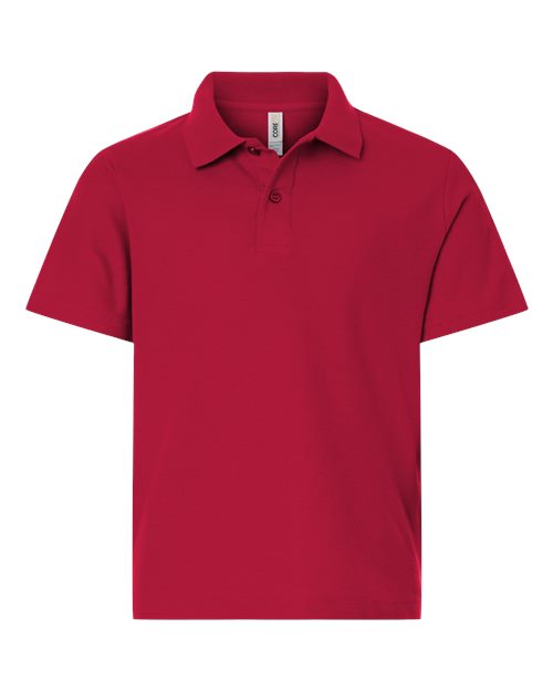 CORE365 - Youth Resolve CVC Performance Pique Polo - CE106Y