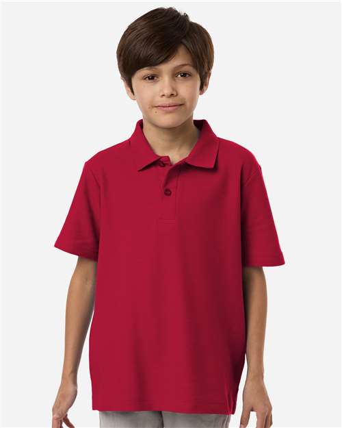 CORE365 - Polo de piqué de alto rendimiento Resolve CVC para jóvenes - CE106Y